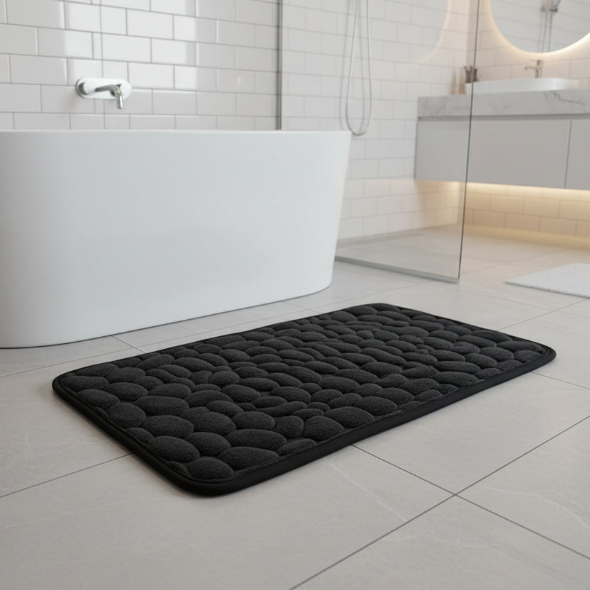 Non-slip microfiber bath mat - soft and highly absorbent