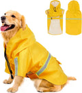 Hunde-Regenmantel wasserdicht mit Reflektoren für sichere Spaziergänge