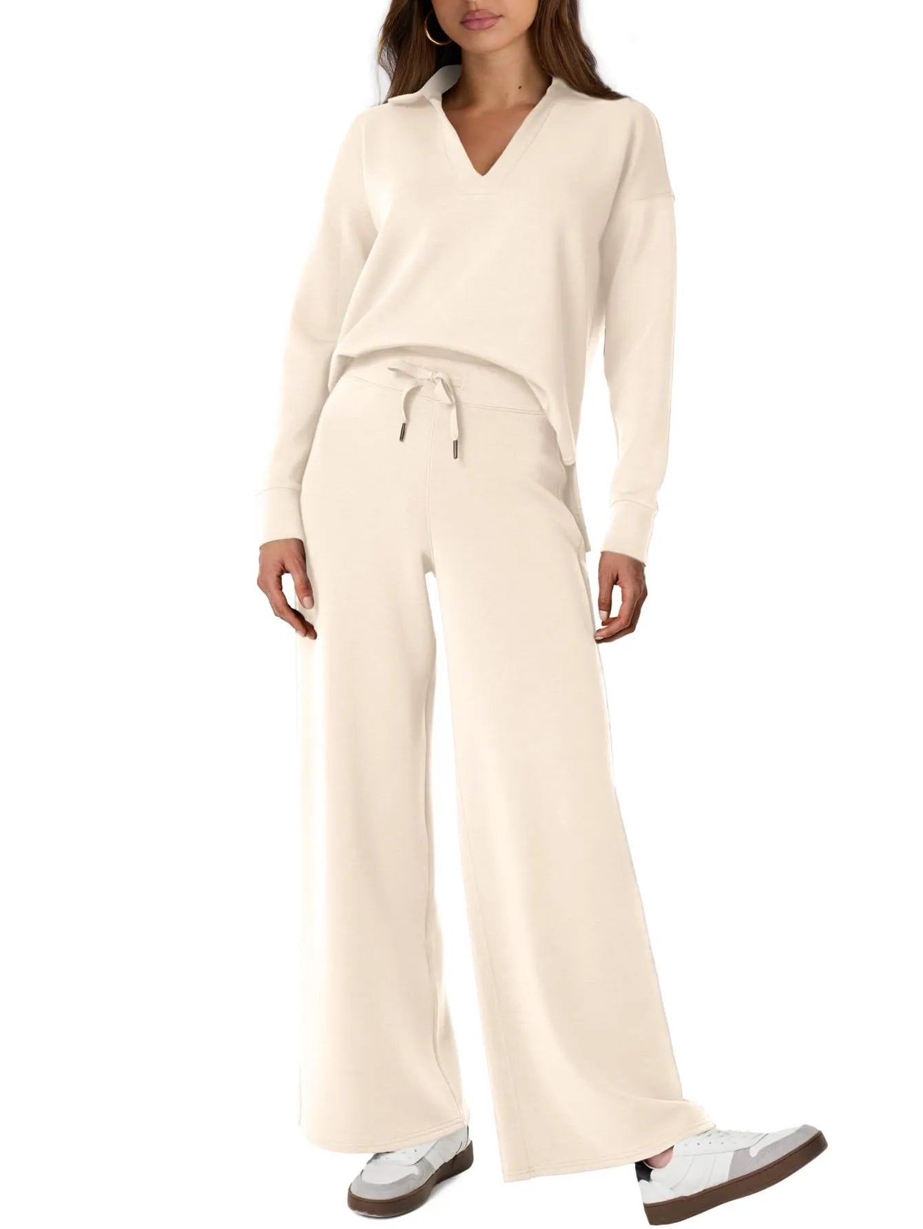Damen Zweiteiler Set Langarm Hose Freizeit Outfit product image 13