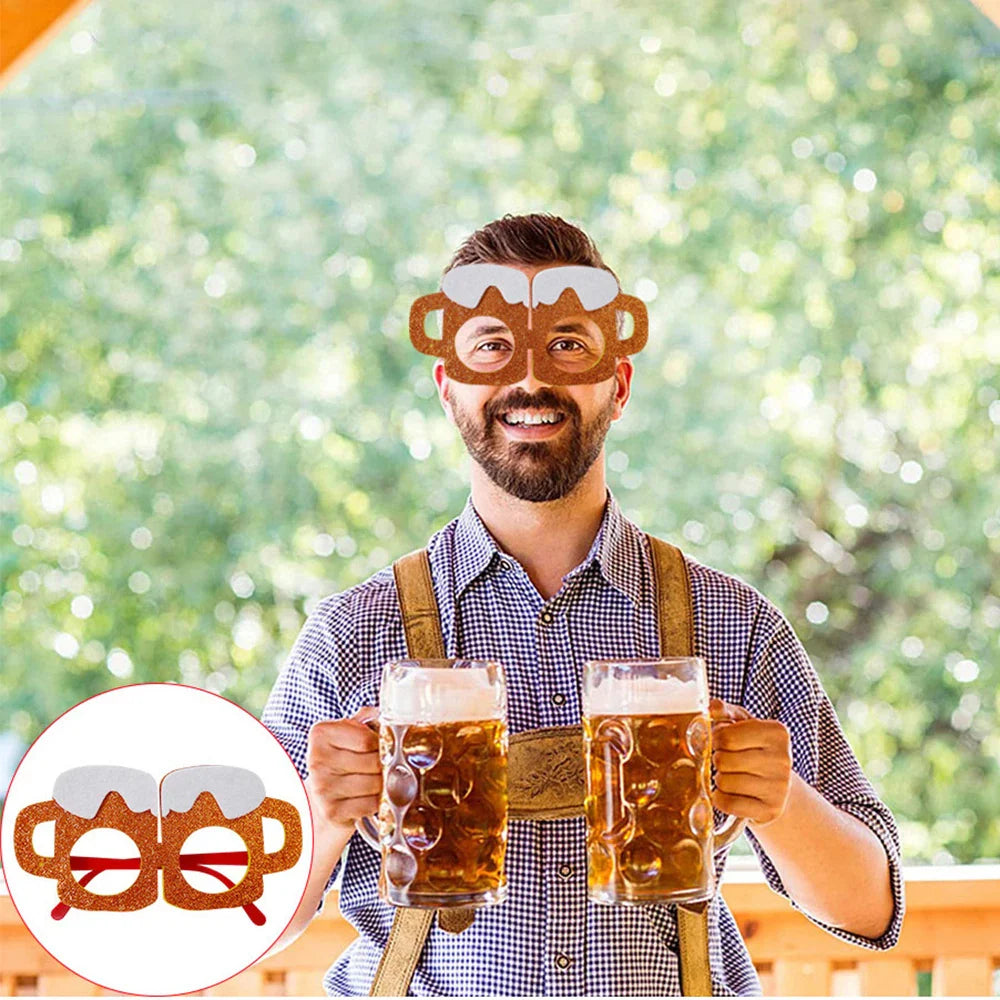 Oktoberfest Party Glasses Set – 24 Pieces Made of Plastic