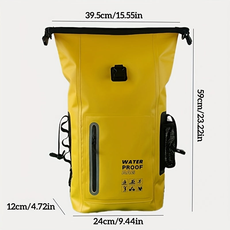 Wasserdichter Rucksack 25L – Drybag mit Rolltop für Outdoor