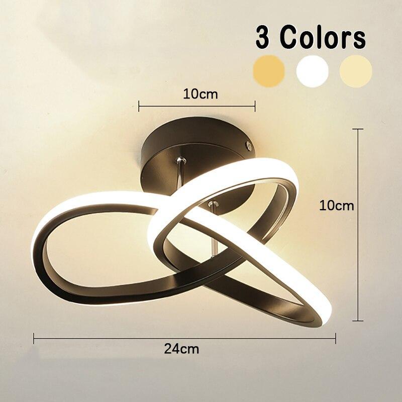 Dimmable LED ceiling light with adjustable arms - Modern