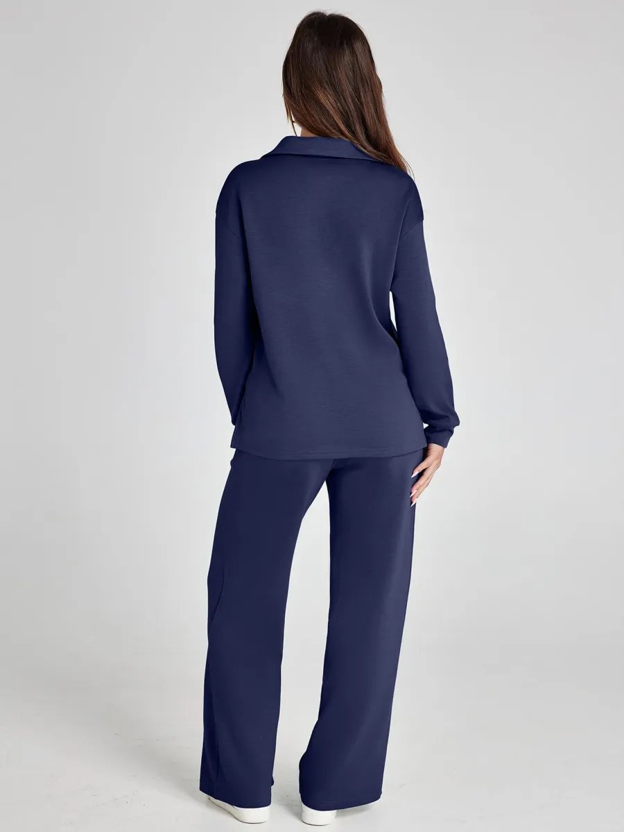 Damen Zweiteiler Set Langarm Hose Freizeit Outfit product image 20