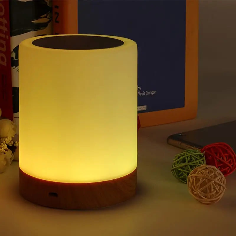 Dimmable LED night light with color-changing feature for bedrooms