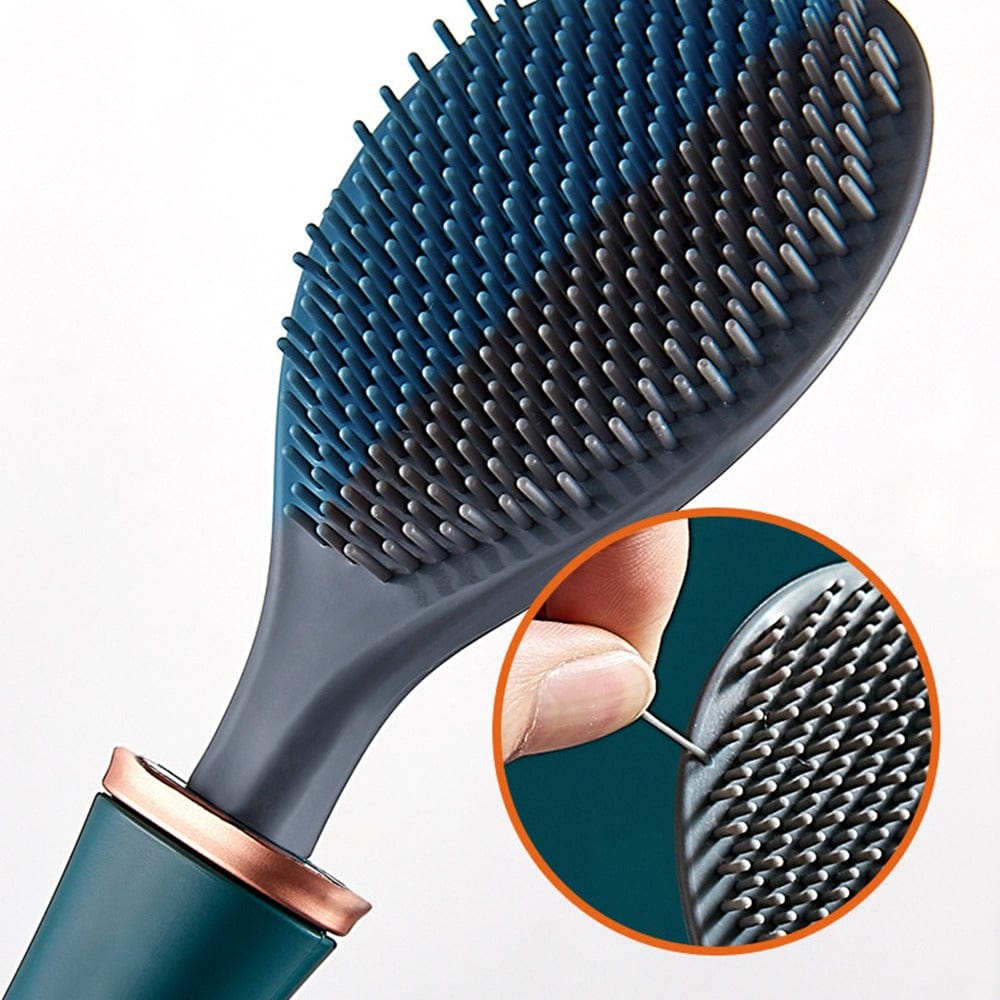 Silicone toilet brush - hygienic, flexible, and wall-mountable