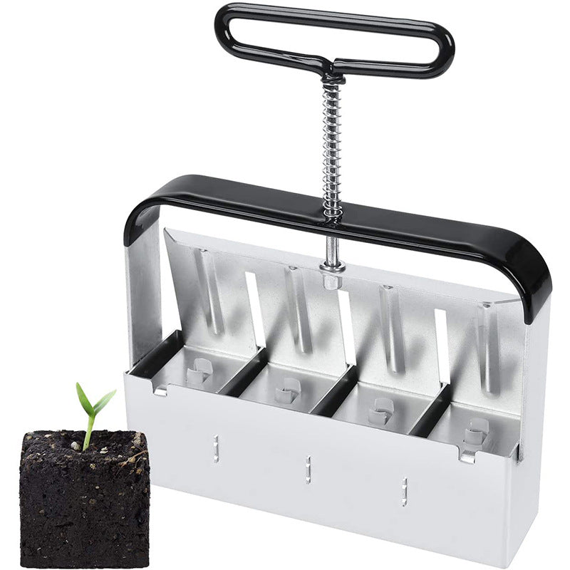 Erd-Blockpresse aus Edelstahl – Plastikfreie Anzucht leicht gemacht product image 9