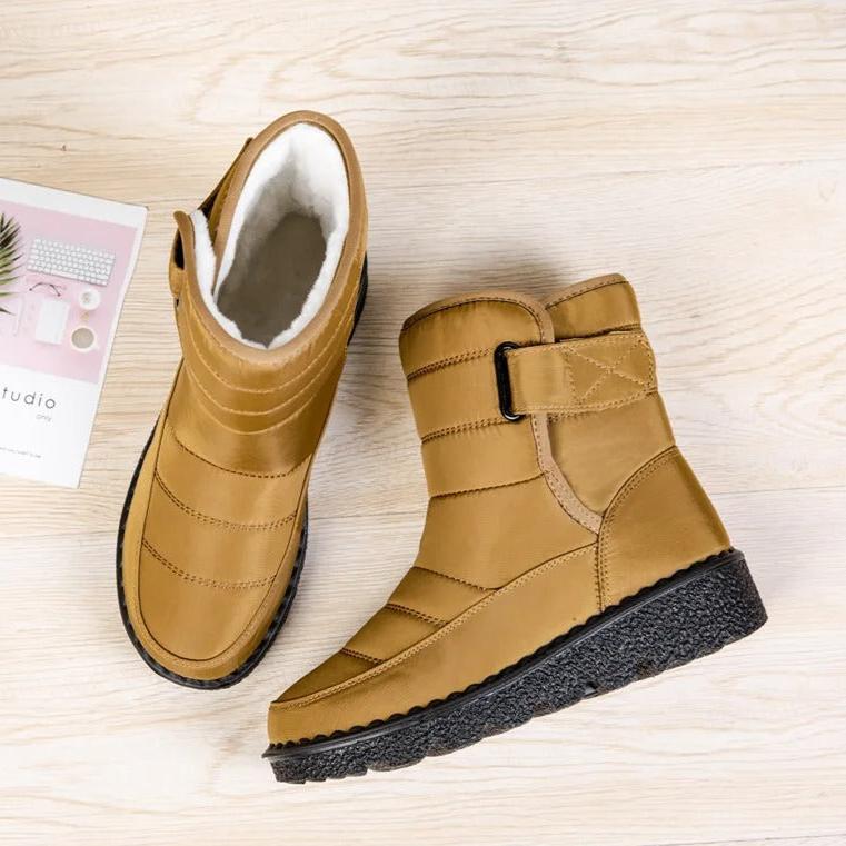 Damen Winterstiefel Wasserdicht mit Warmfutter und Antirutschsohle
