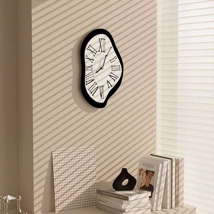 Wall Clock with Roman Numerals – Silent Quartz Movement