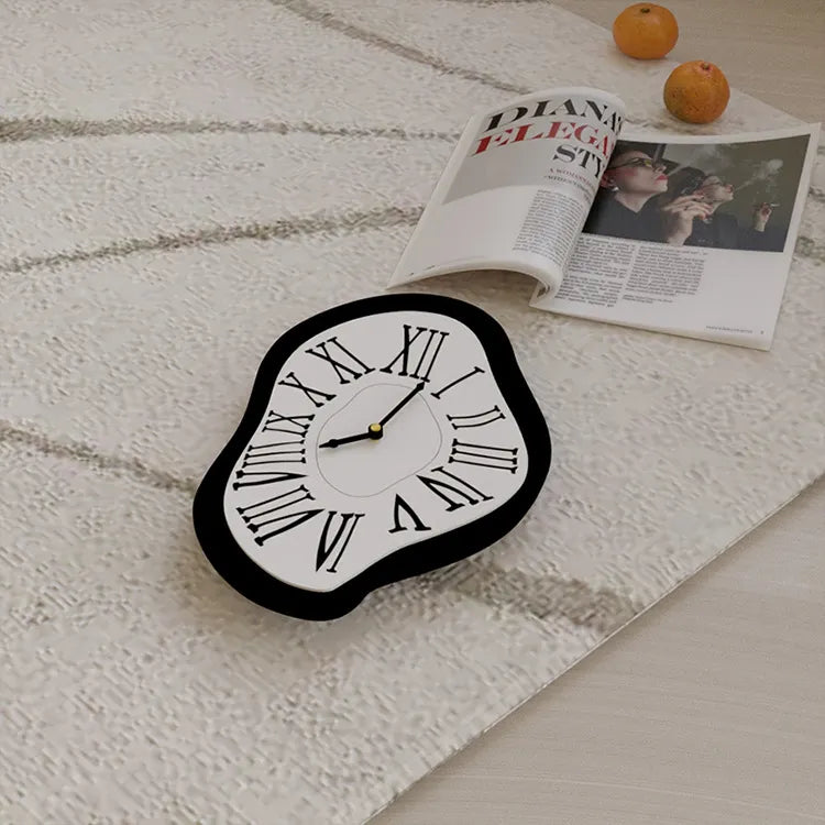 Wall Clock with Roman Numerals – Silent Quartz Movement