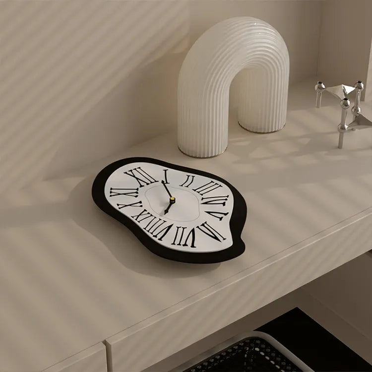 Wall Clock with Roman Numerals – Silent Quartz Movement