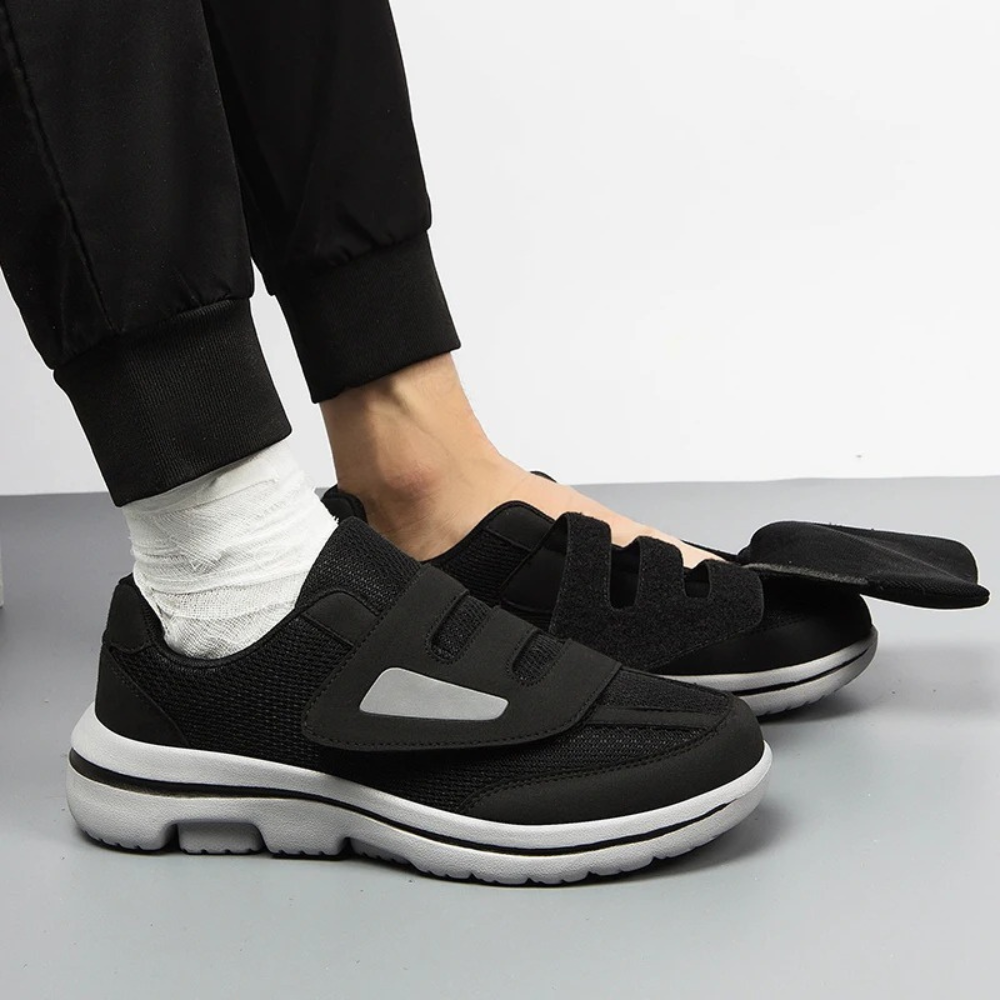 Orthopädische Schuhe mit Klettverschluss – Extra Breit für empfindliche Füße