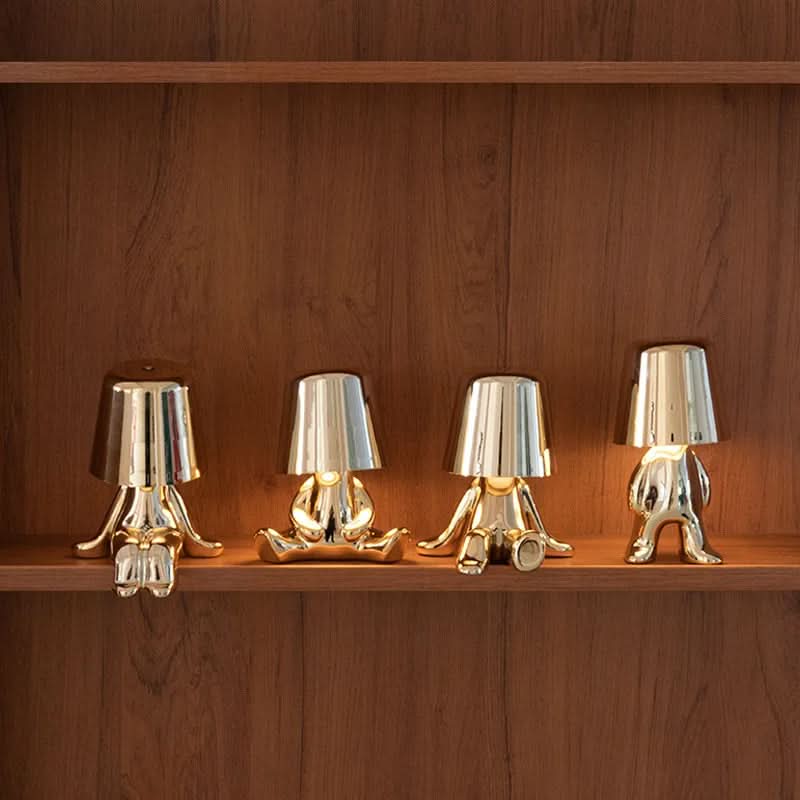 Dimmable LED table lamp made of metal and acrylic - modern design