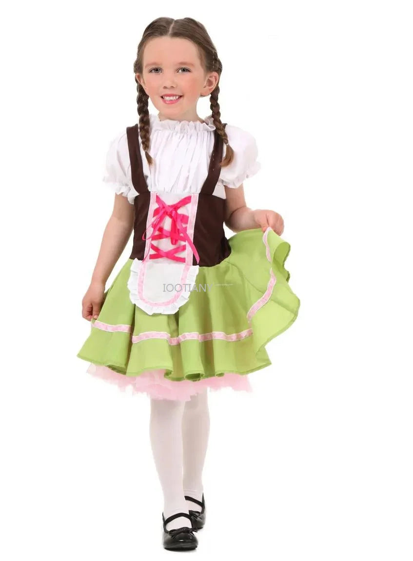 Kinderkostüm Set Trachten Stil – Dirndl & Lederhosen für Kinder
