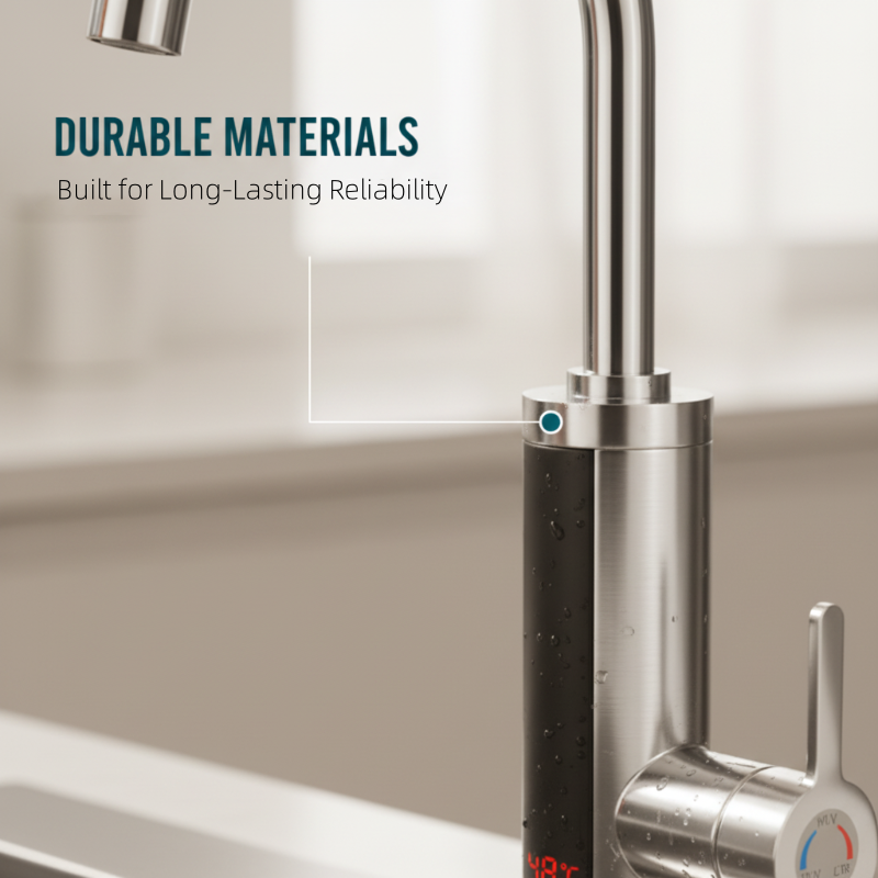Kitchen Faucet with Instant Hot Water and LED Temperature Display