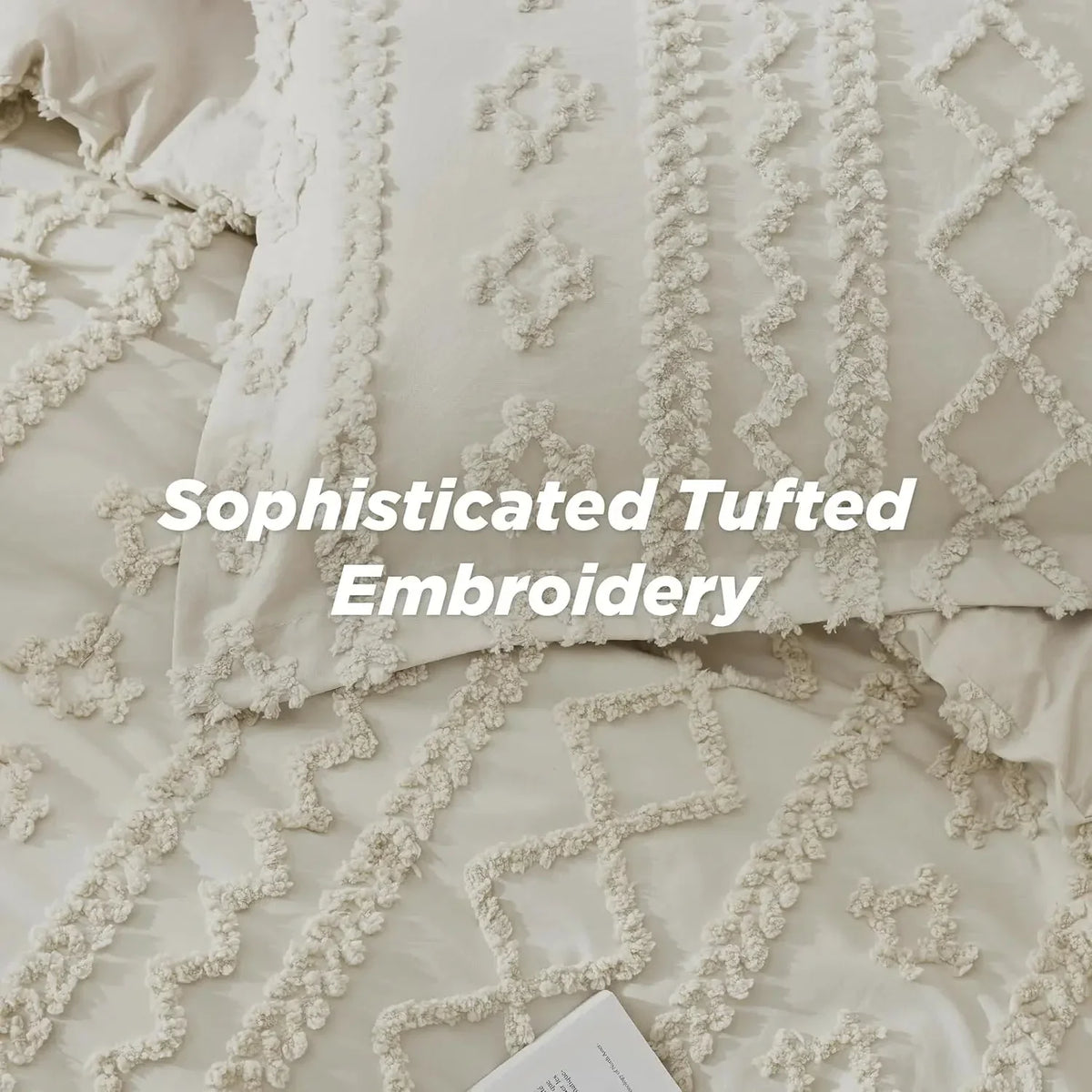 Tufted Boho bedding set – soft blanket for every season