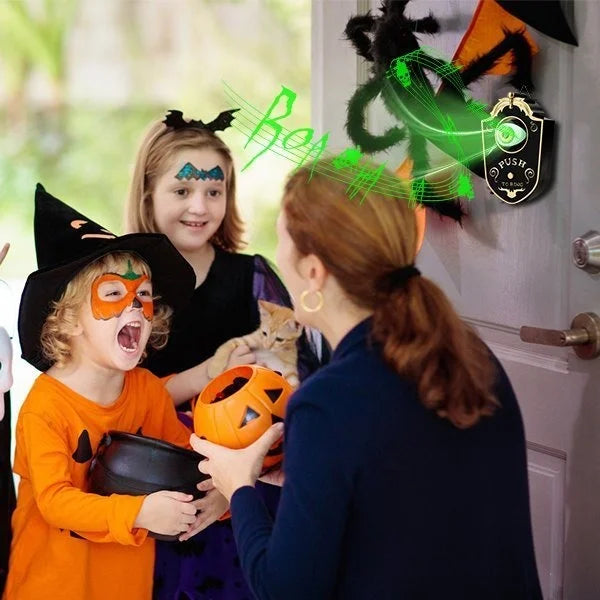 Elektronische Halloween Türklingel mit Gruselauge und Soundeffekt
