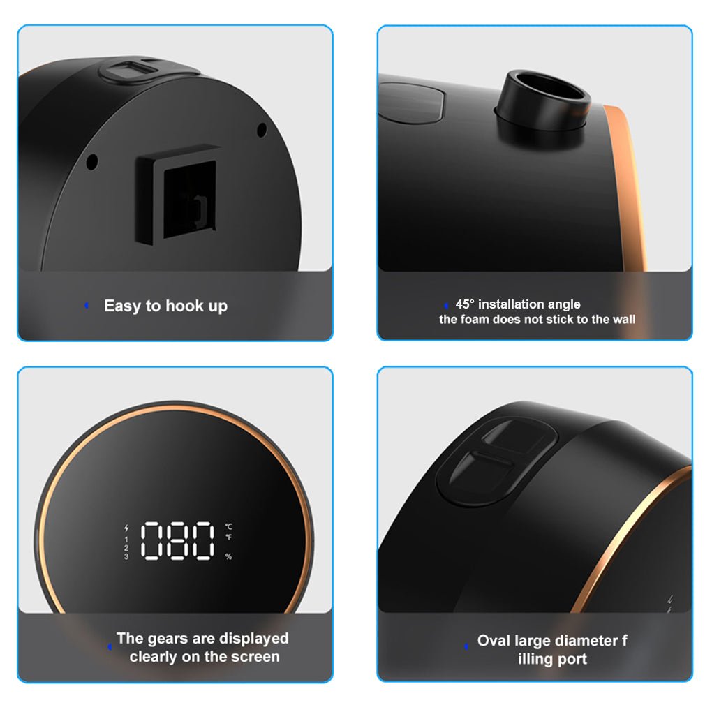 Automatic touchless soap dispenser for the bathroom and kitchen