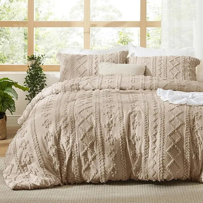 Tufted Boho bedding set – soft blanket for every season