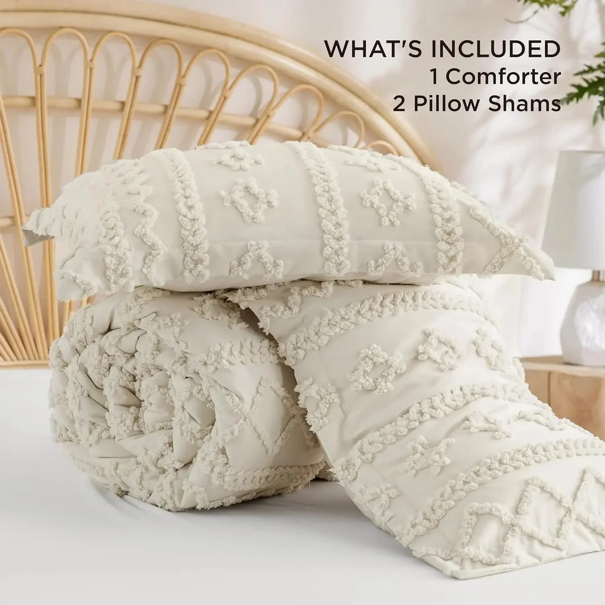Tufted Boho bedding set – soft blanket for every season