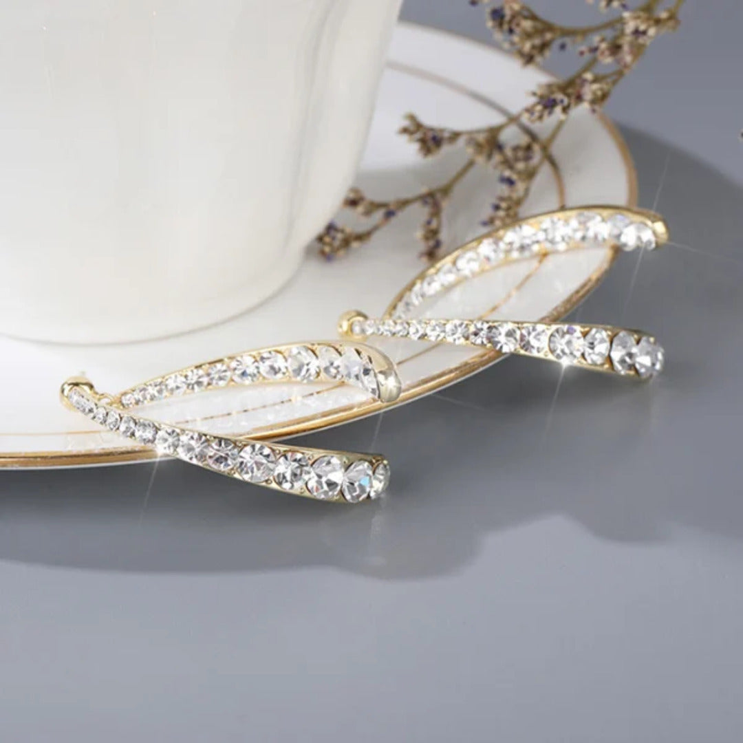 Statement Ohrringe Gebogen Elegant Für Alltag Und Anlässe product image 2