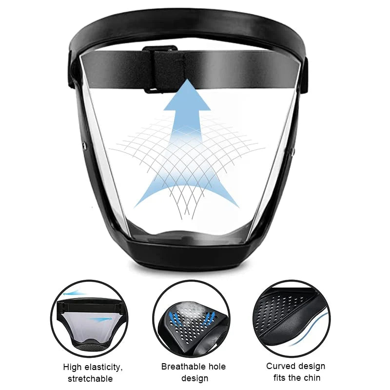 Gesichtsschutz Maske Transparent Für Arbeit Wiederverwendbar product image 5