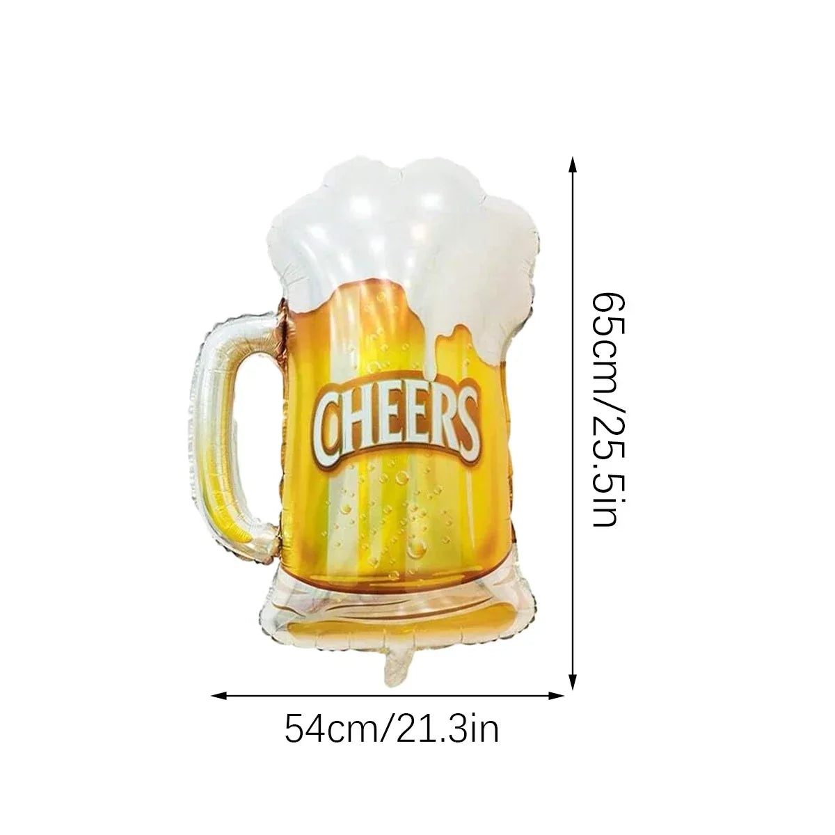 Flaschenförmige Partyballons Bier & Whiskey für Geburtstag und Oktoberfest