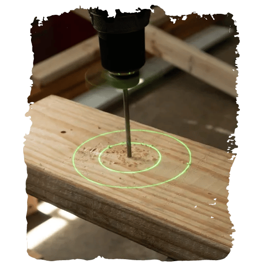 Bohrführung mit Laser für präzises Bohren Werkzeug product image 7