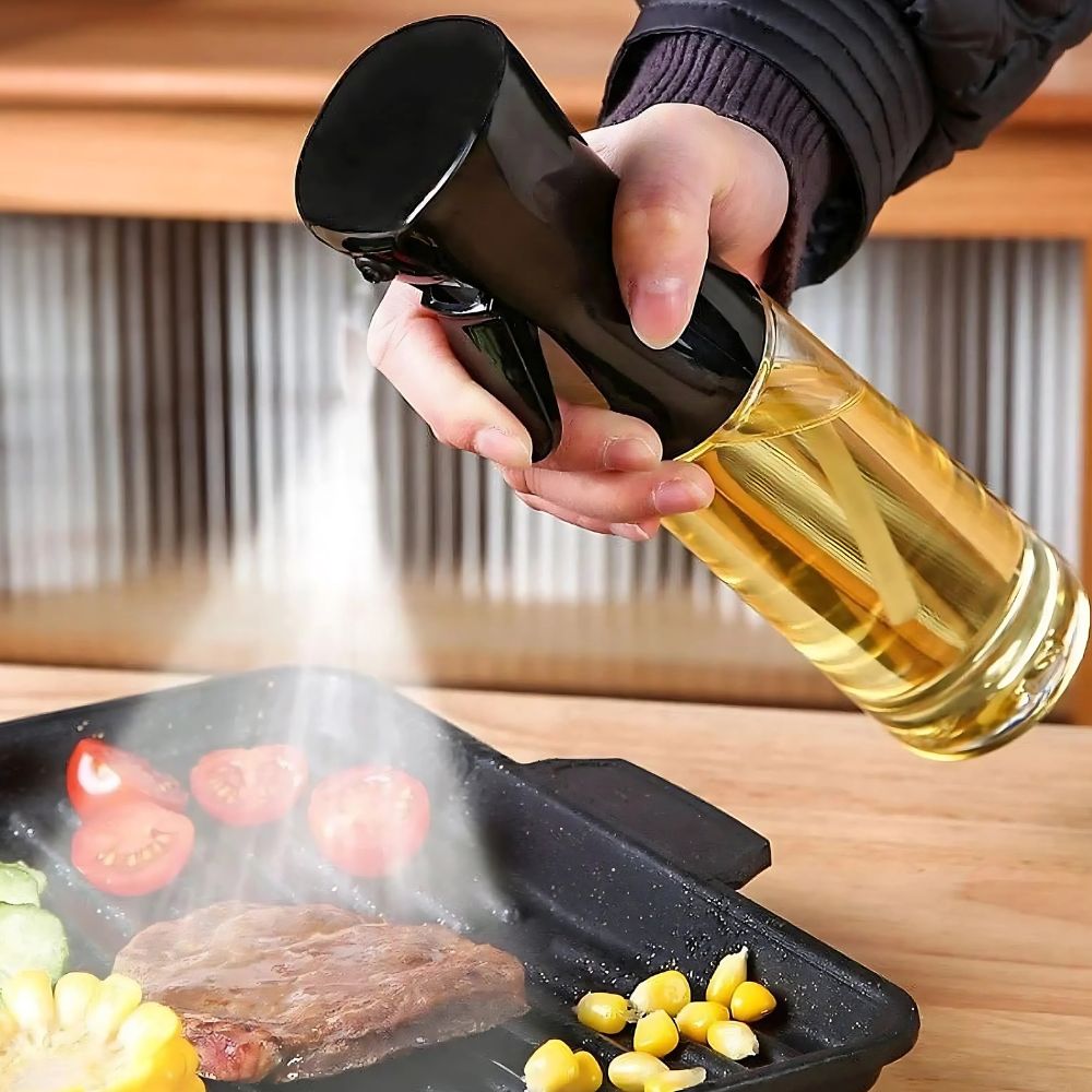 Olivenöl-Sprühflasche aus Glas – feiner, gleichmäßiger Sprühnebel