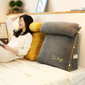 Triangular back cushion - Ergonomic back support for bed, sofa and
