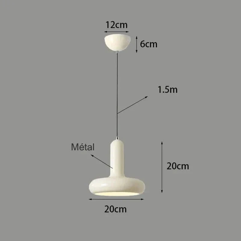 Minimalist metal pendant light - elegant design