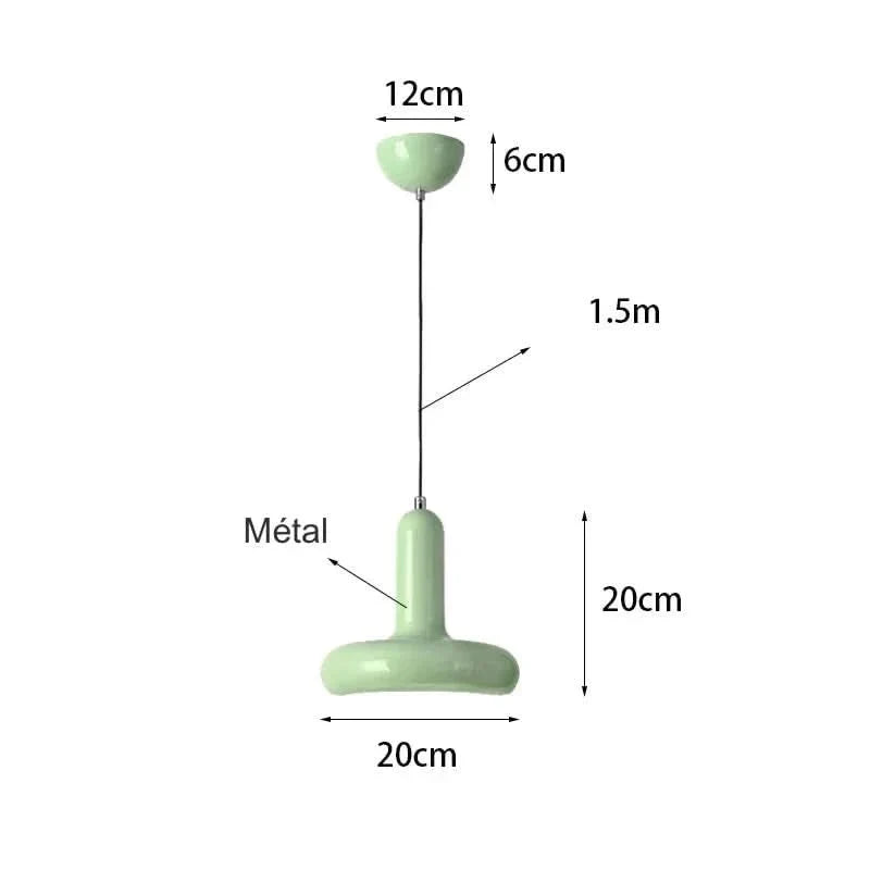 Minimalist metal pendant light - elegant design