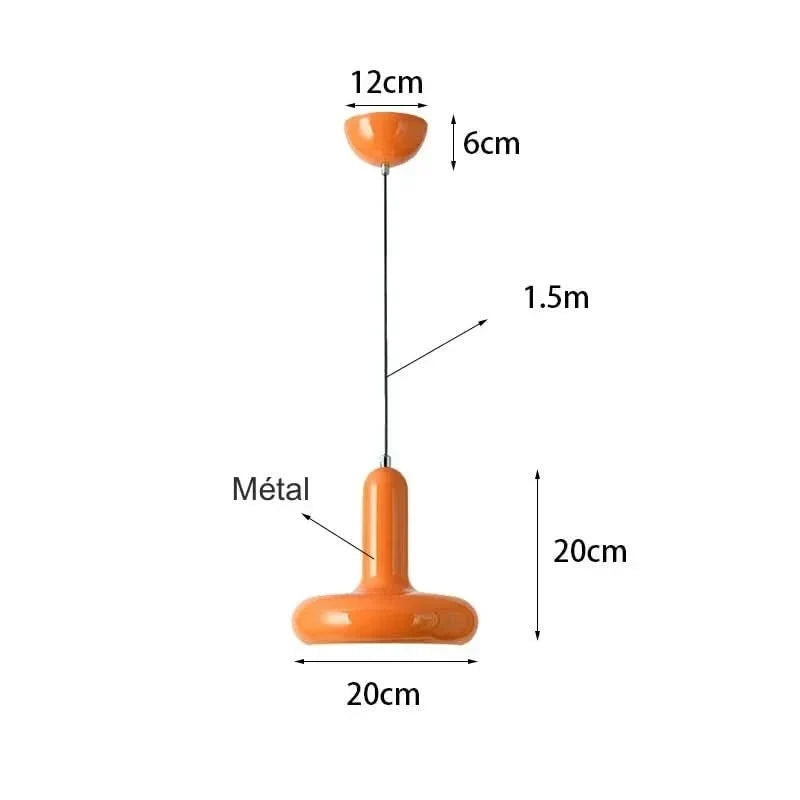 Minimalist metal pendant light - elegant design