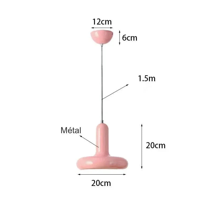 Minimalist metal pendant light - elegant design