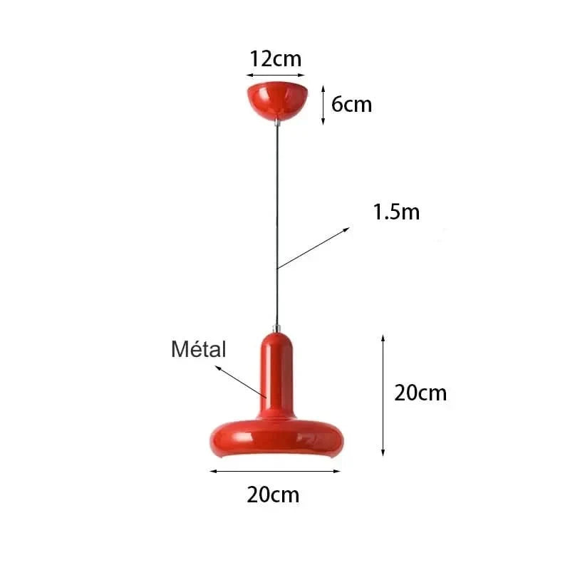 Minimalist metal pendant light - elegant design