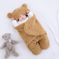 Baby swaddle sack with hook-and-loop fastening – soft and breathable