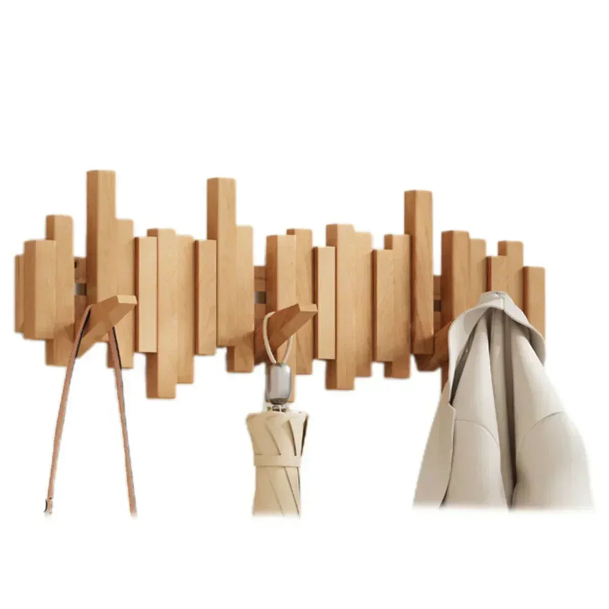 Wooden wall hook – stylish and space-saving for every room