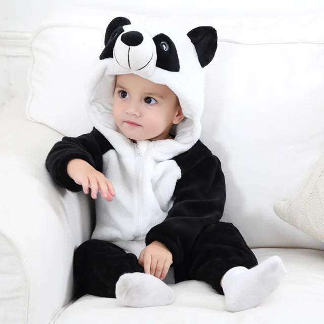 Baby bodysuit with animal print – soft, comfortable, and breathable