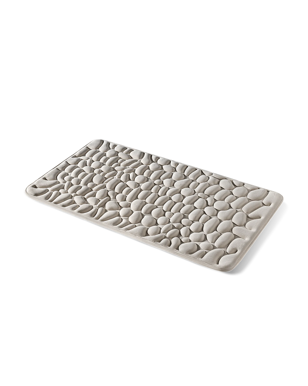 Quick-drying bath mat with non-slip backing