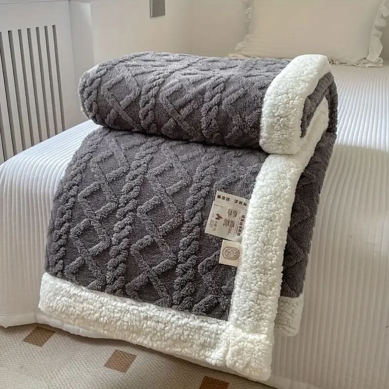 Flauschige Sherpa-Fleece-Decke – weich, warm und vielseitig