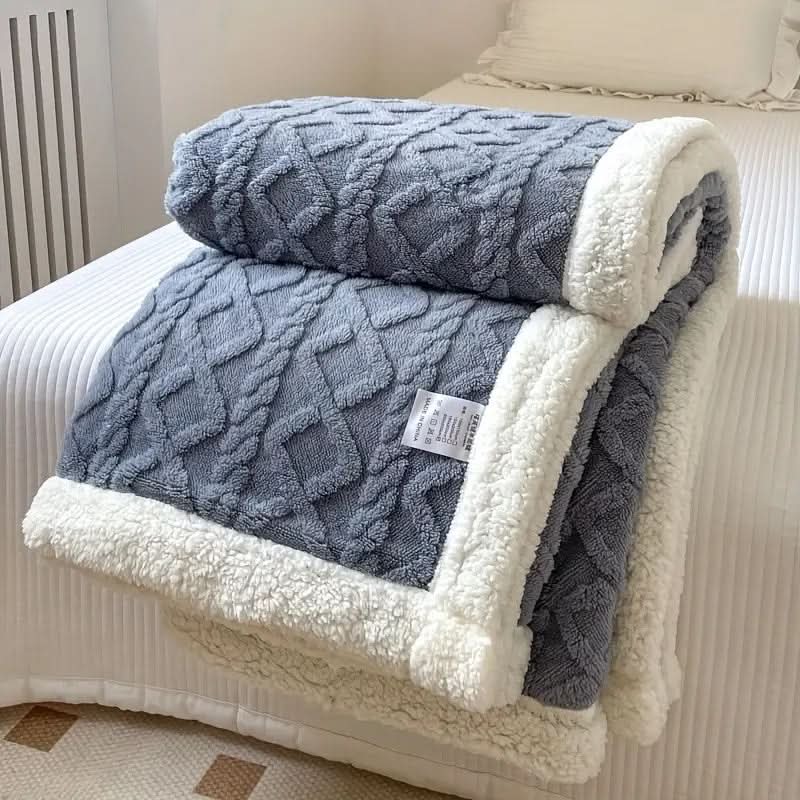 Flauschige Sherpa-Fleece-Decke – weich, warm und vielseitig
