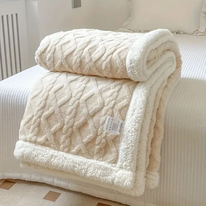 Flauschige Sherpa-Fleece-Decke – weich, warm und vielseitig