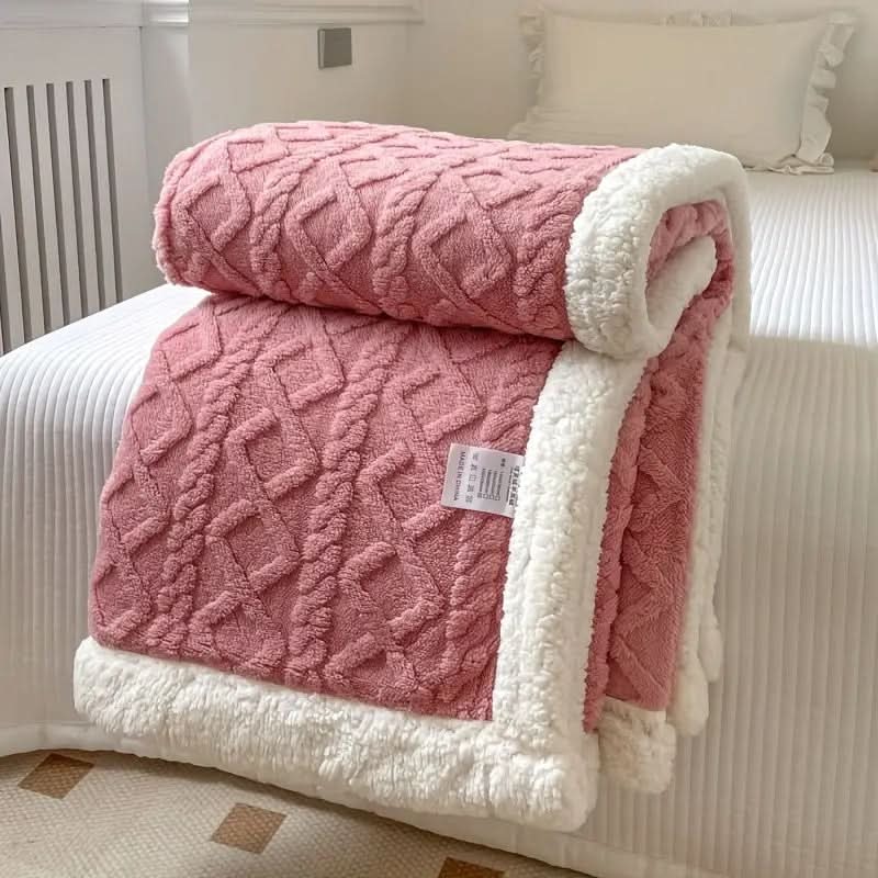 Flauschige Sherpa-Fleece-Decke – weich, warm und vielseitig