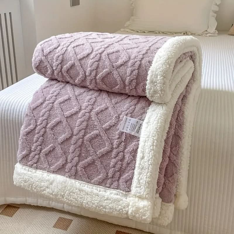 Flauschige Sherpa-Fleece-Decke – weich, warm und vielseitig