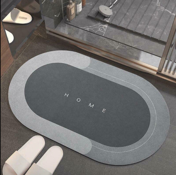 Non-slip, absorbent bathroom mat – quick-drying