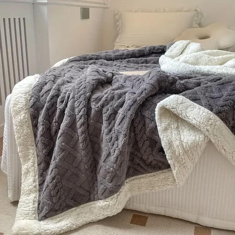 Flauschige Sherpa-Fleece-Decke – weich, warm und vielseitig