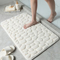 Ultra-soft bath mat with quick-drying absorbency