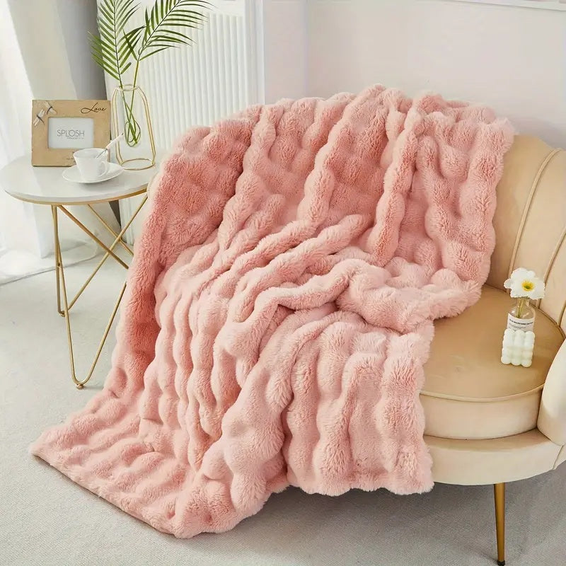 Faux Fur Blanket - Extra Soft Cozy Blanket for Every Season