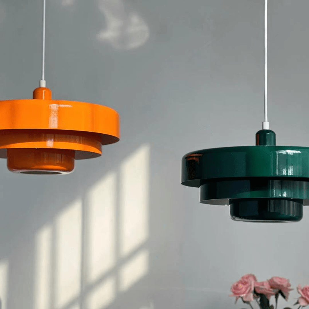 Minimalist pendant light in Nordic design with macaron colors