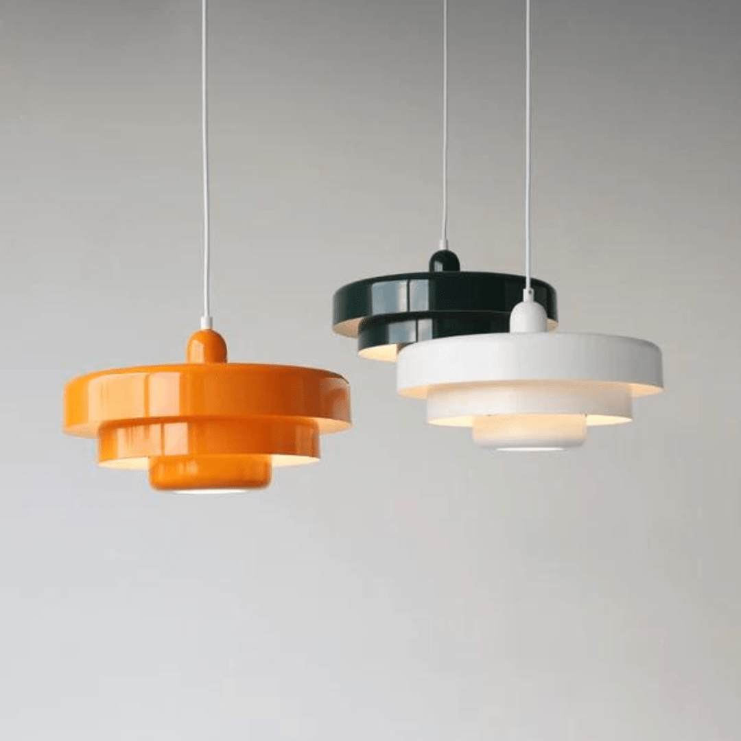 Minimalist pendant light in Nordic design with macaron colors