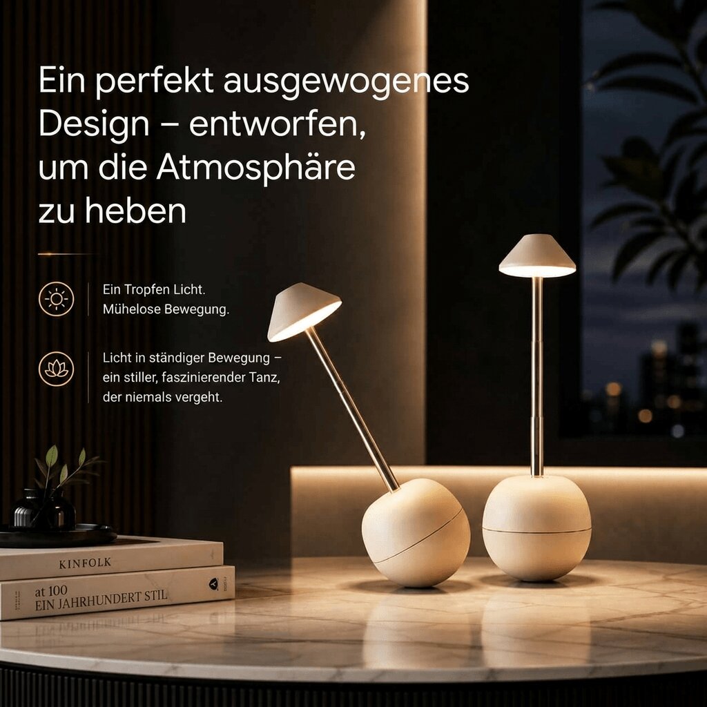LED bedside lamp with remote control and USB port